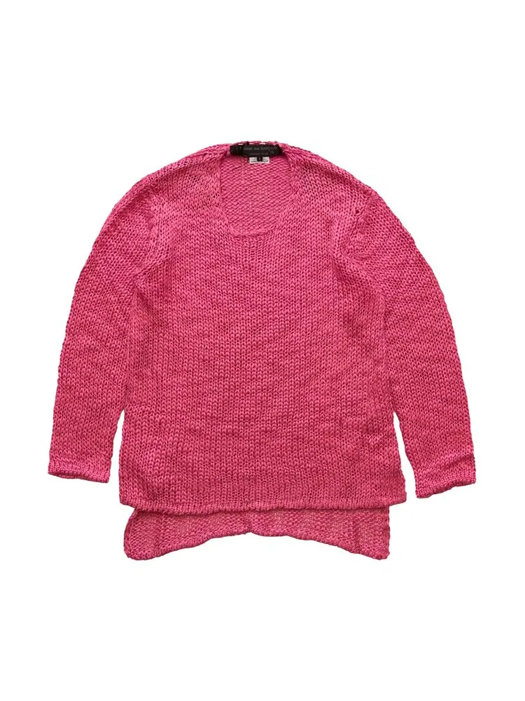Свитер Comme des Garçons Homme Plus Crewneck Sweater 'Pink' — розовый