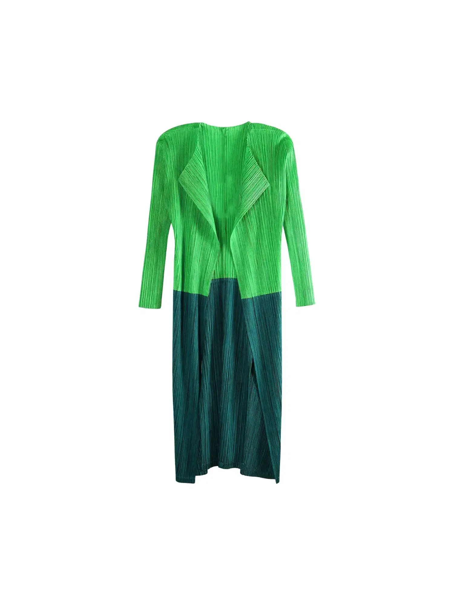 Кардиган Pleats Please Issey Miyake Swing — зеленый