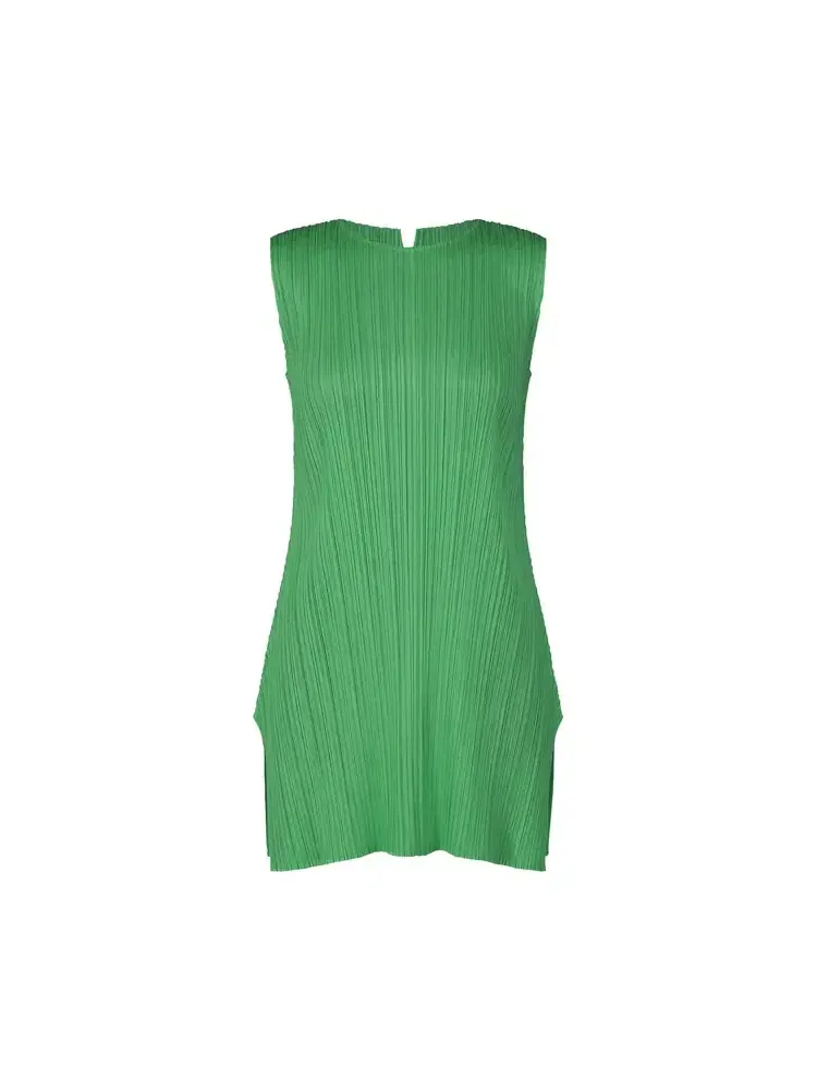 Платье Pleats Please Issey Miyake Monthly Colors March — зеленый