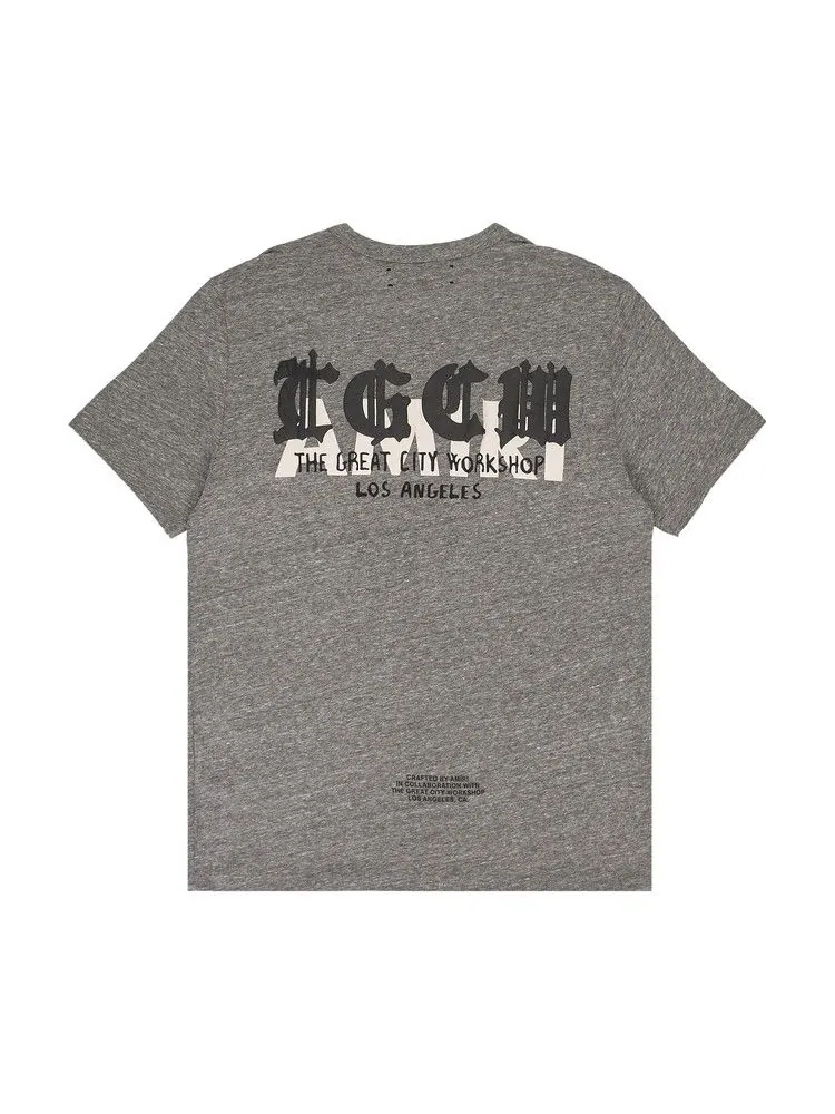 Футболка Amiri T.G.C.W. Tee — изображение 2 из 3, серый