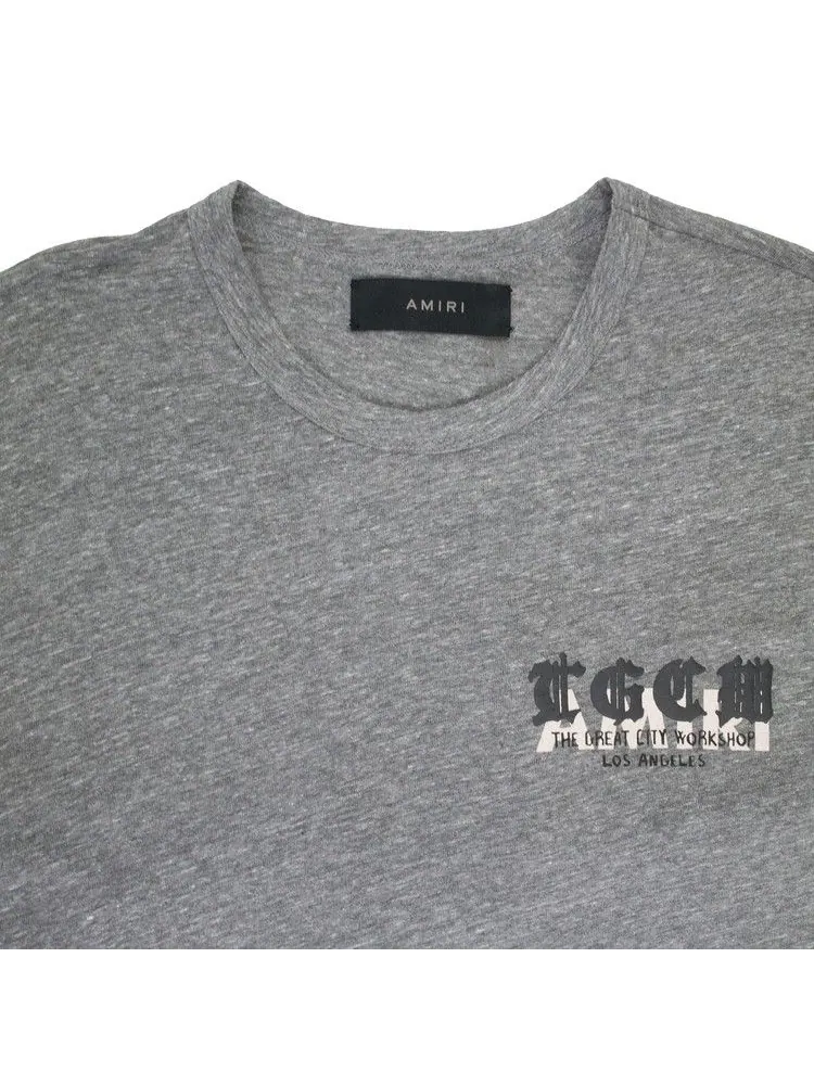 Футболка Amiri T.G.C.W. Tee — изображение 3 из 3, серый