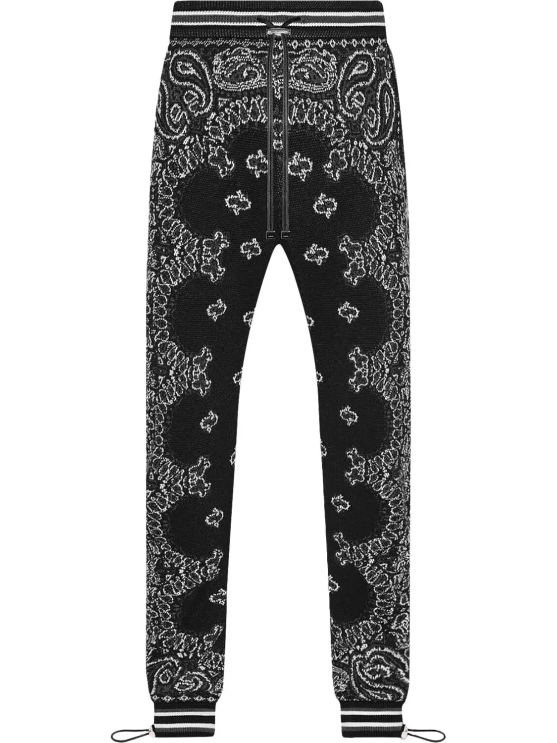 Спортивные брюки Amiri Bandana B-Ball Sweatpants 'Black/Grey'