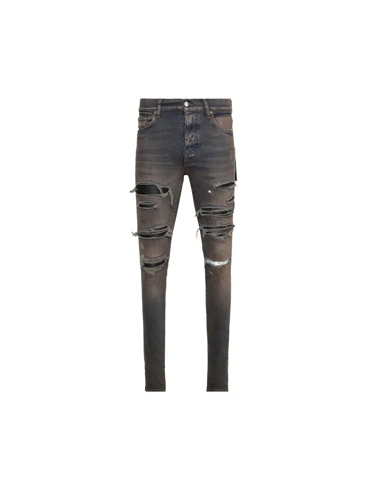 Брюки Amiri Leather Thrasher