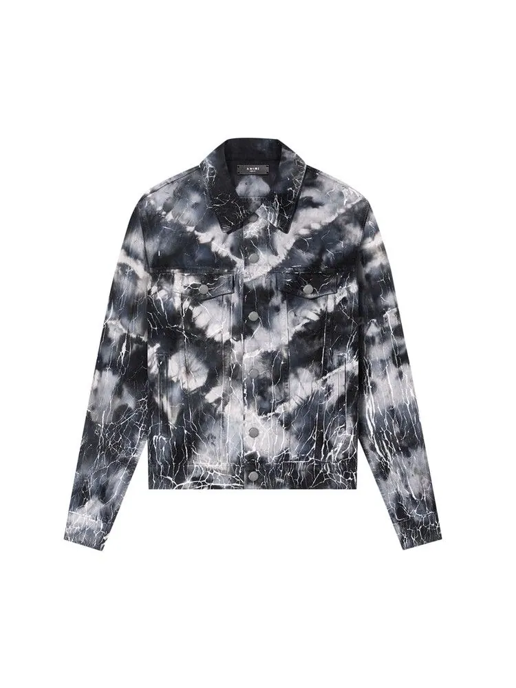 Куртка Amiri Cracked Tie Dye Trucker