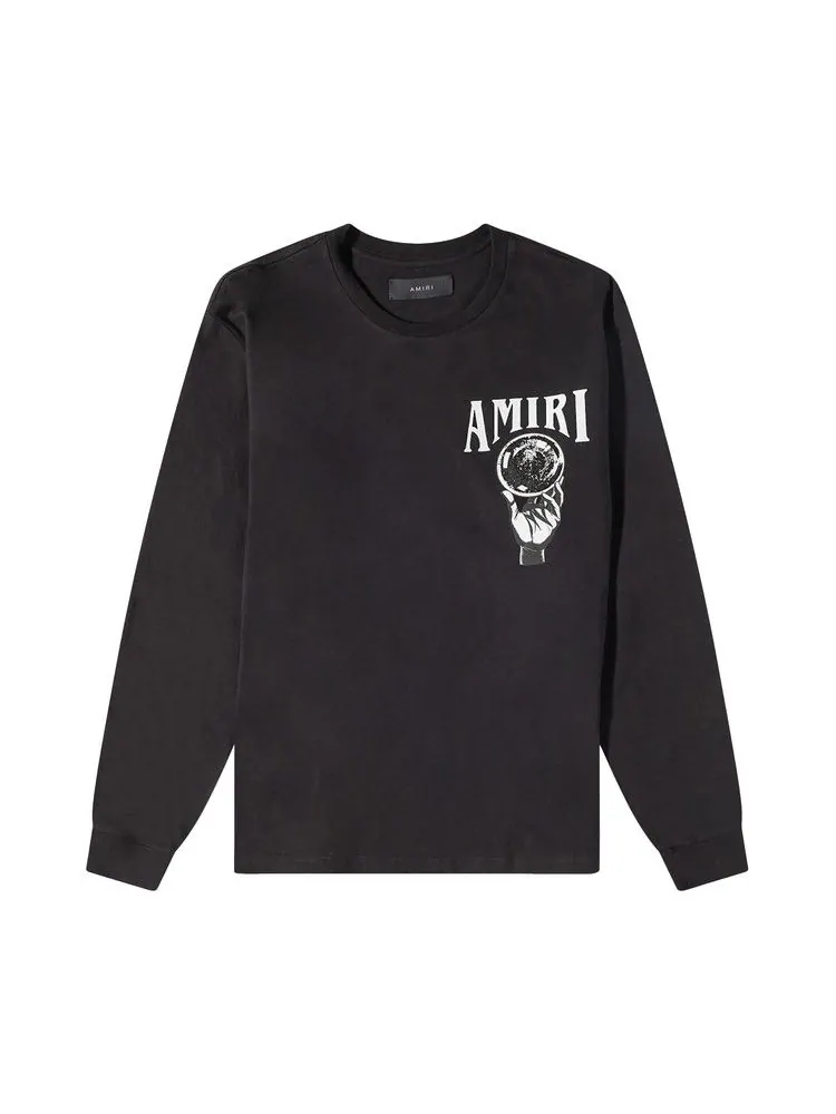 Футболка Amiri Crystal Ball Long-Sleeve Tee