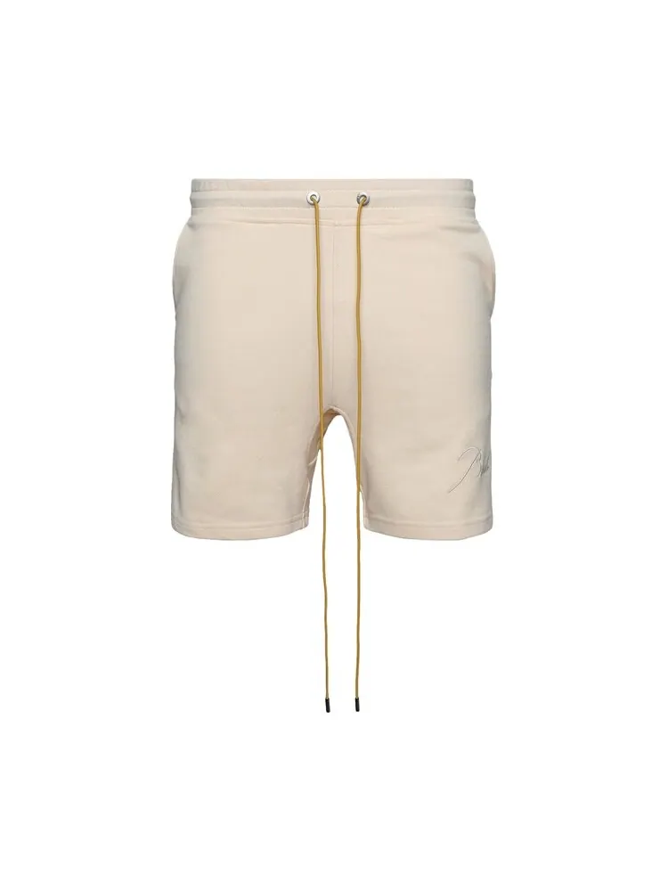 Шорты Rhude Pique 'Cream' — изображение 2 из 2, белый