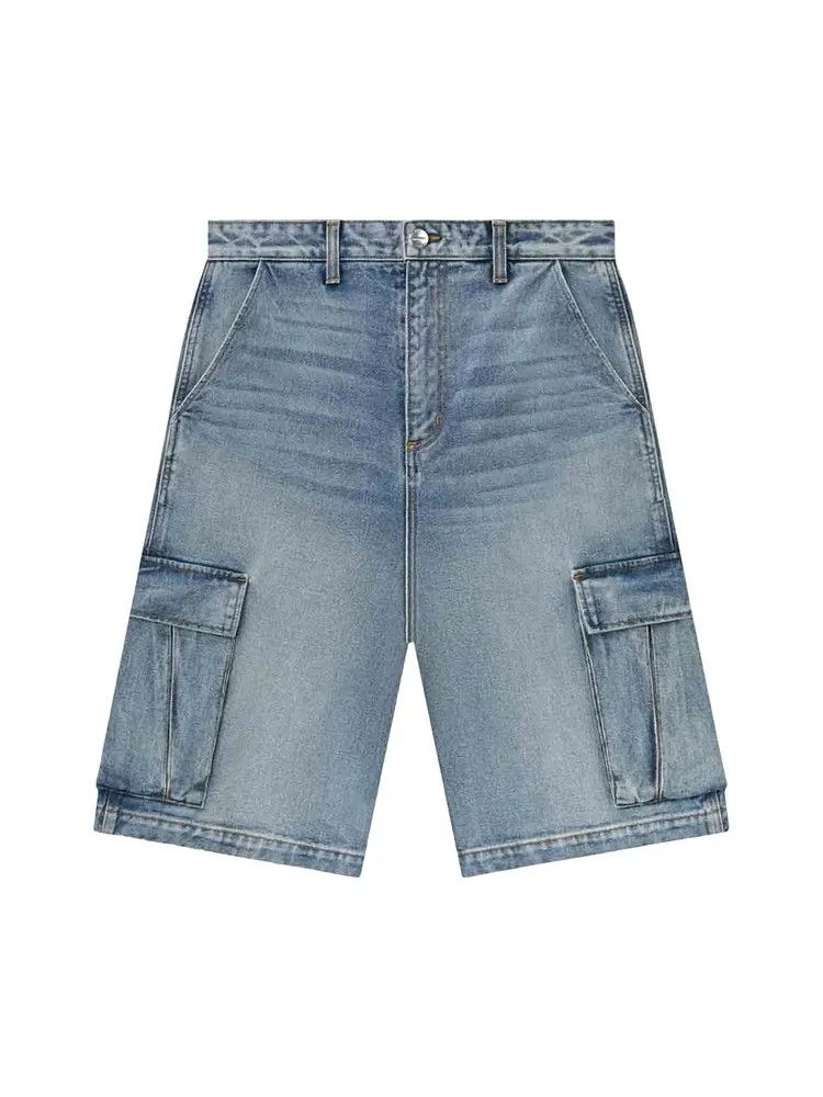 Шорты Rhude Cargo Denim Baggy Short