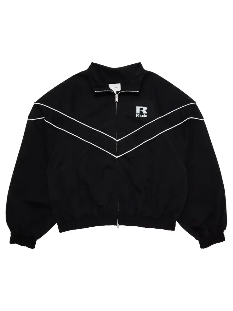 Спортивная куртка-реглан Rhude с сетчатой окантовкой