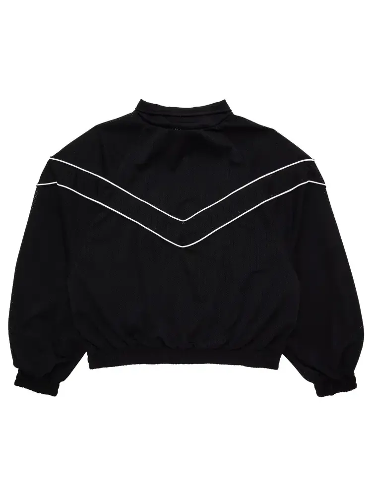 Спортивная куртка-реглан Rhude с сетчатой окантовкой — изображение 2 из 3, черный
