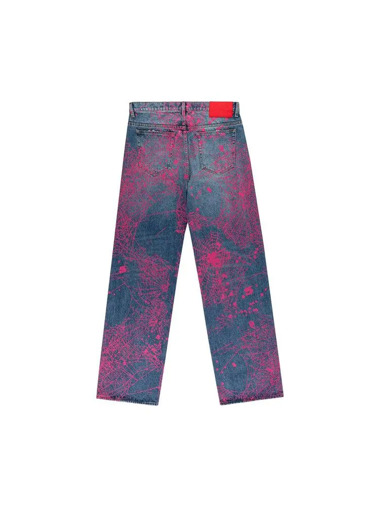 Брюки Sp5der V2 Web Denim — 2