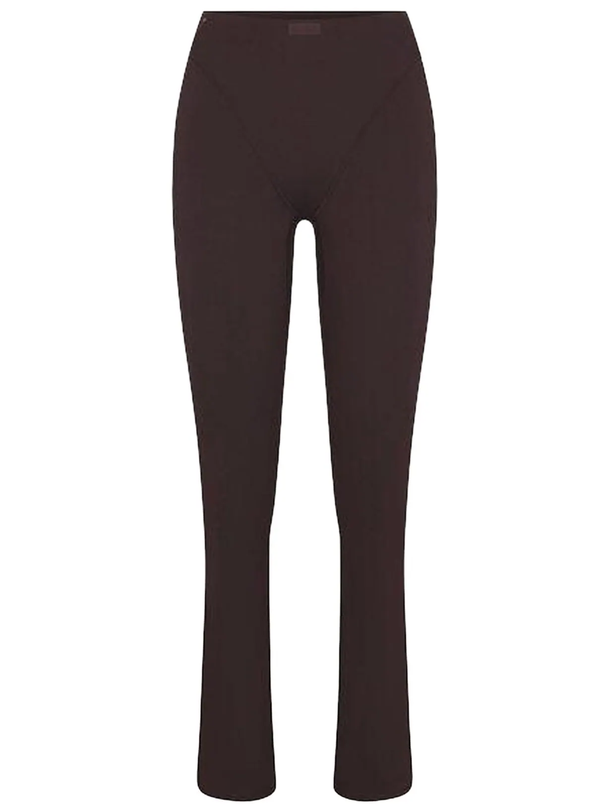 Леггинсы NikeSKIMS Matte High-Wisted V-Panel Straight Leggings — изображение 1 из 1, коричневый