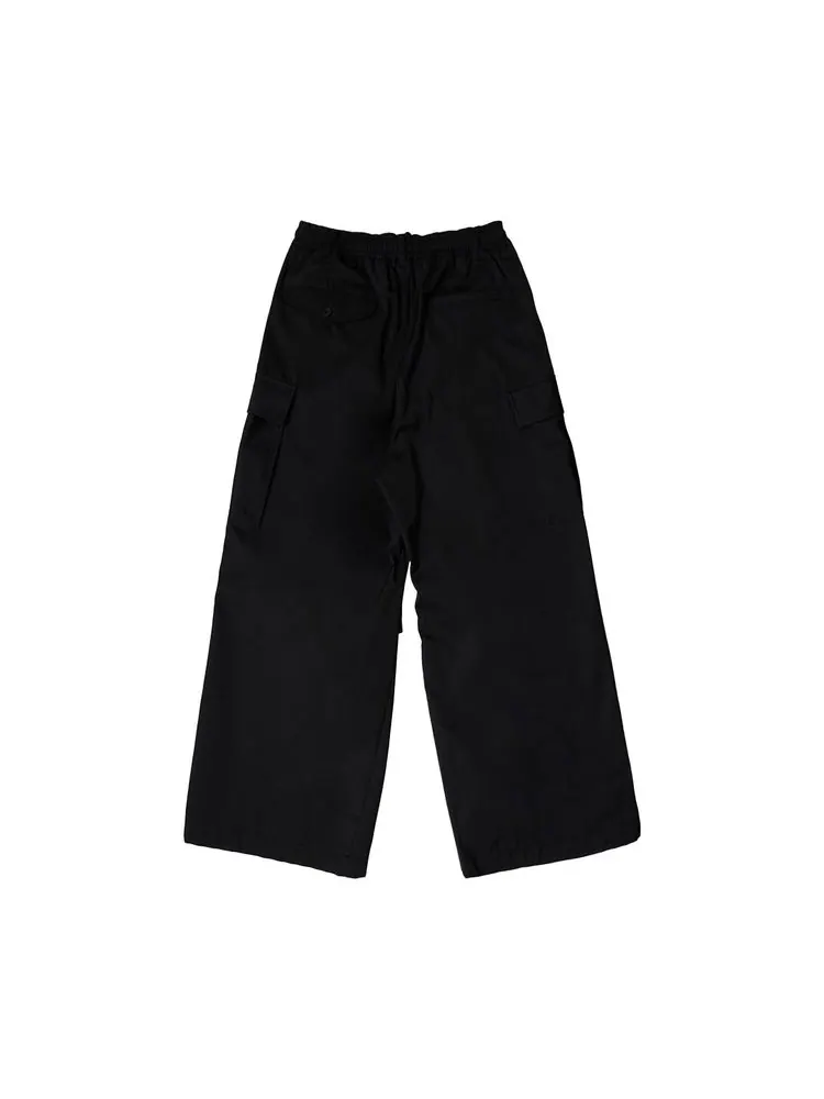 Брюки Marni Taffeta Wide Leg Cargo Pants 'Black' — изображение 2 из 2, черный