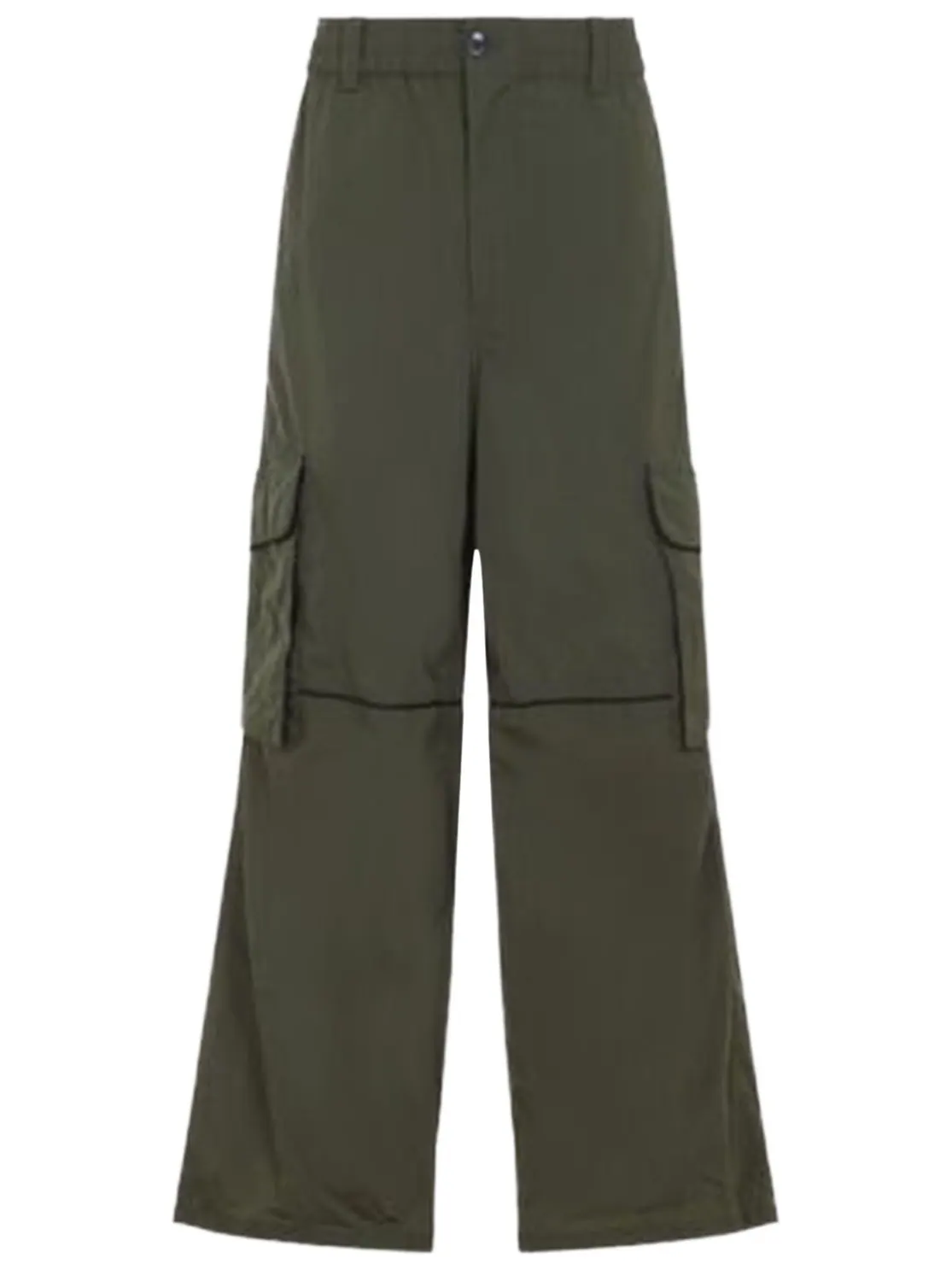 Брюки Marni Wide Leg Trousers — изображение 1 из 1, зеленый