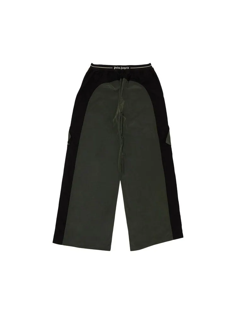 Брюки Palm Angels Colorblock Cargo Pants — изображение 2 из 3, зеленый/черный