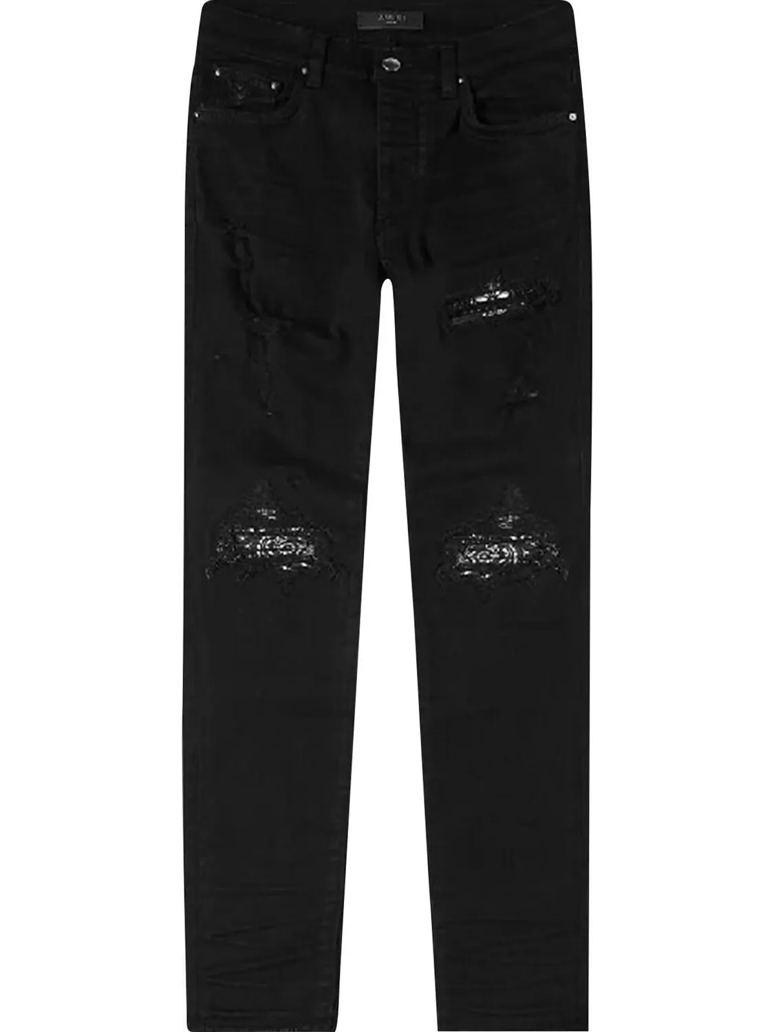 Джинсы Amiri MX1 Bandana Jeans 'Black'