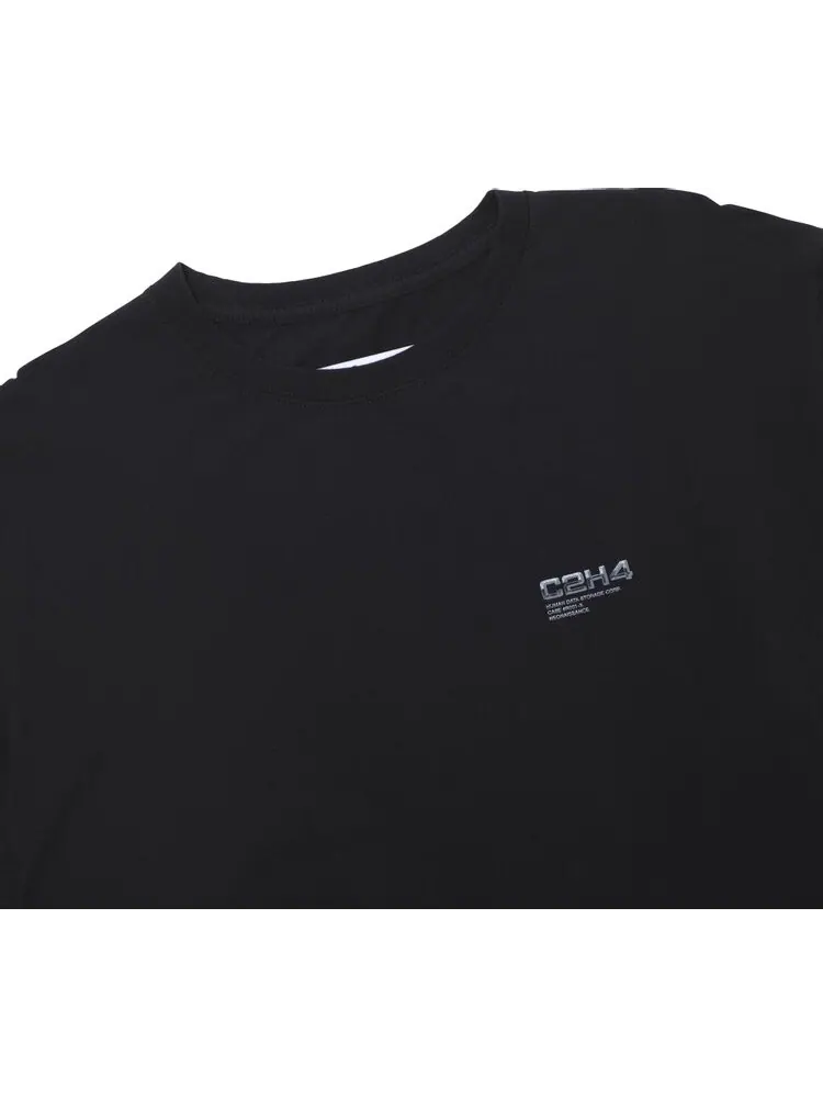 Футболка C2H4 Double Layered Long-Sleeve T-shirt 'Black' — изображение 3 из 3, черный