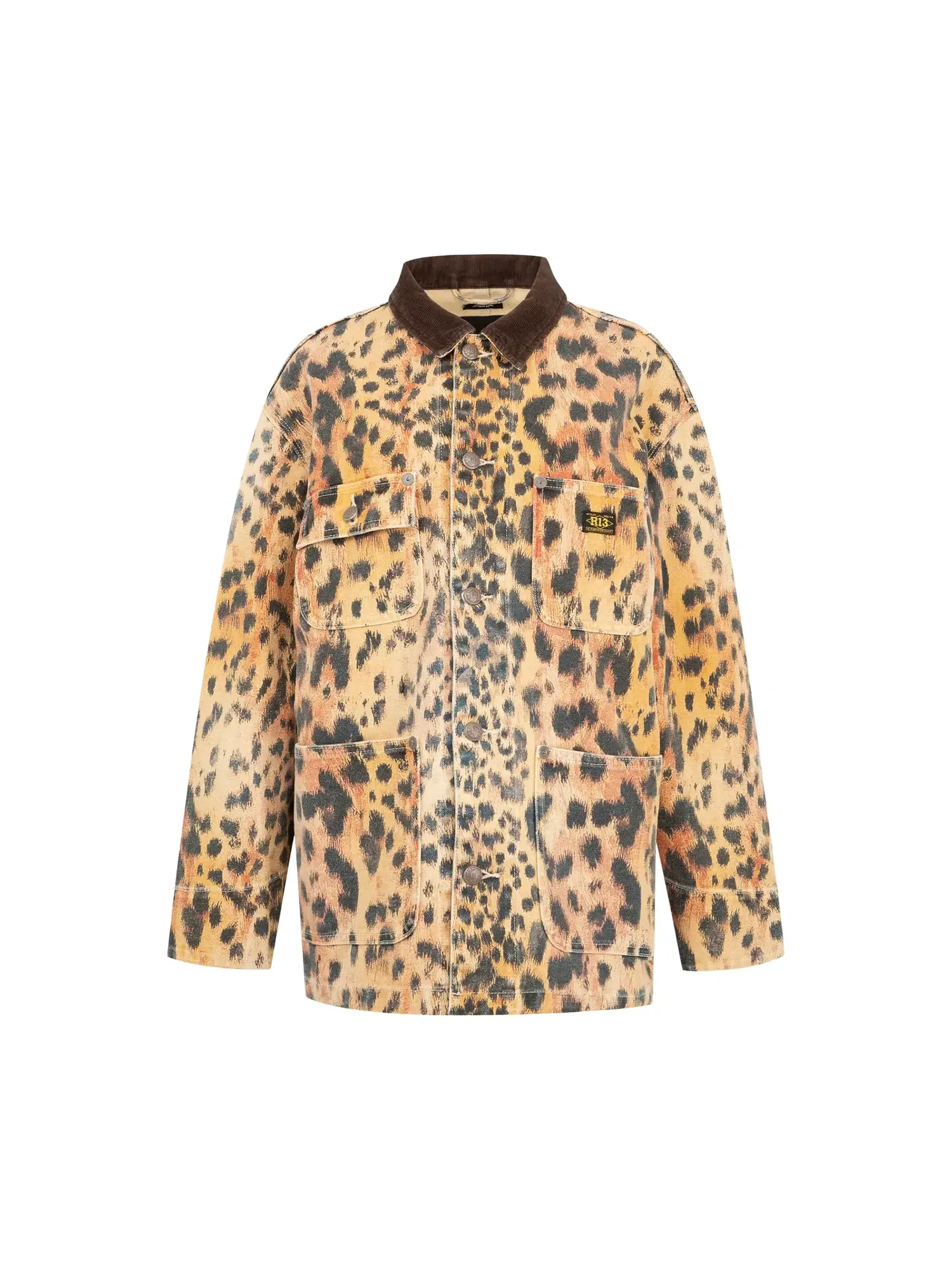 Куртка R13 Relaxed Chore Jacket — оранжевый