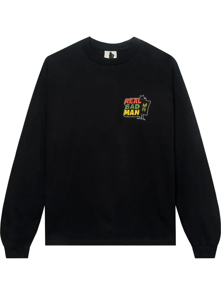 Лонгслив Real Bad Man RBM Logo Tee Vol 9 Long-Sleeve Tee 'Black' — изображение 1 из 2, черный
