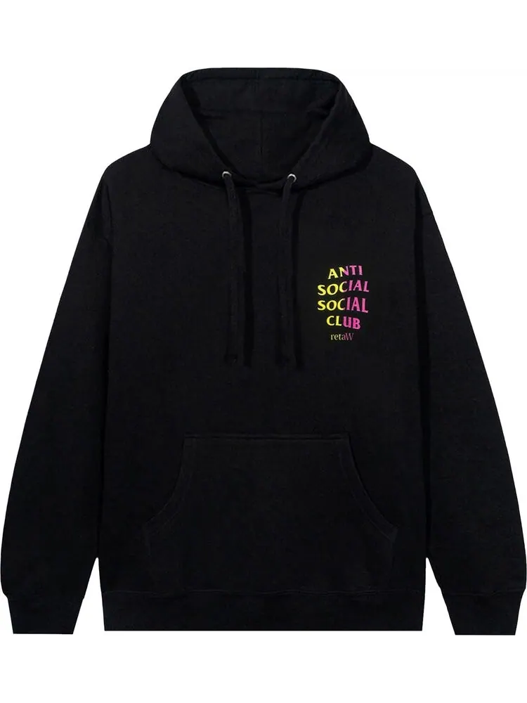 Худи Anti Social Social Club x retaW Hoodie 'Black' — изображение 1 из 2, черный