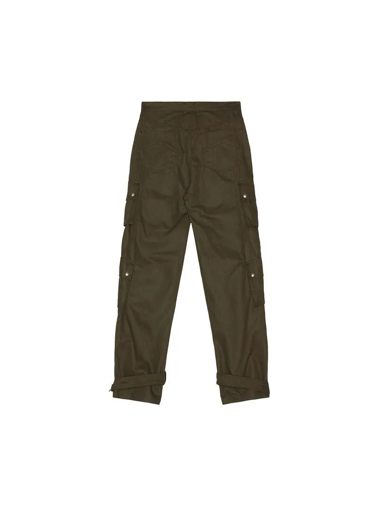 Брюки Rhude Desert Cargo Pants 'Khaki Green' — изображение 2 из 2, зеленый