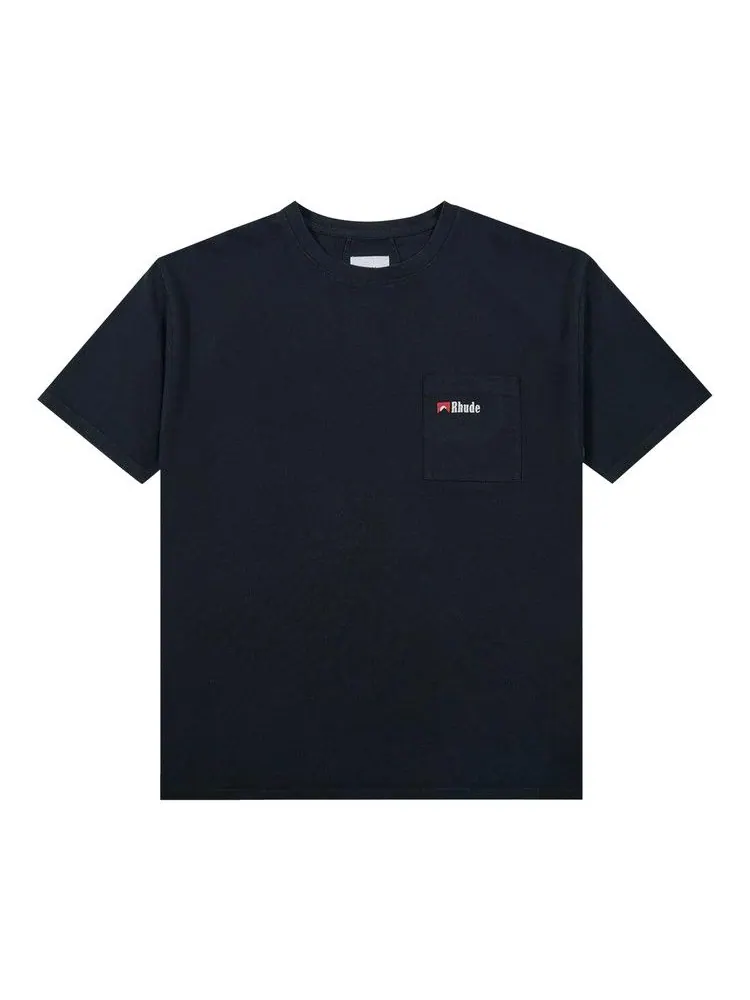 Футболка Rhude Moonlight Wolf Pocket Tee — изображение 1 из 2, винтажный черный