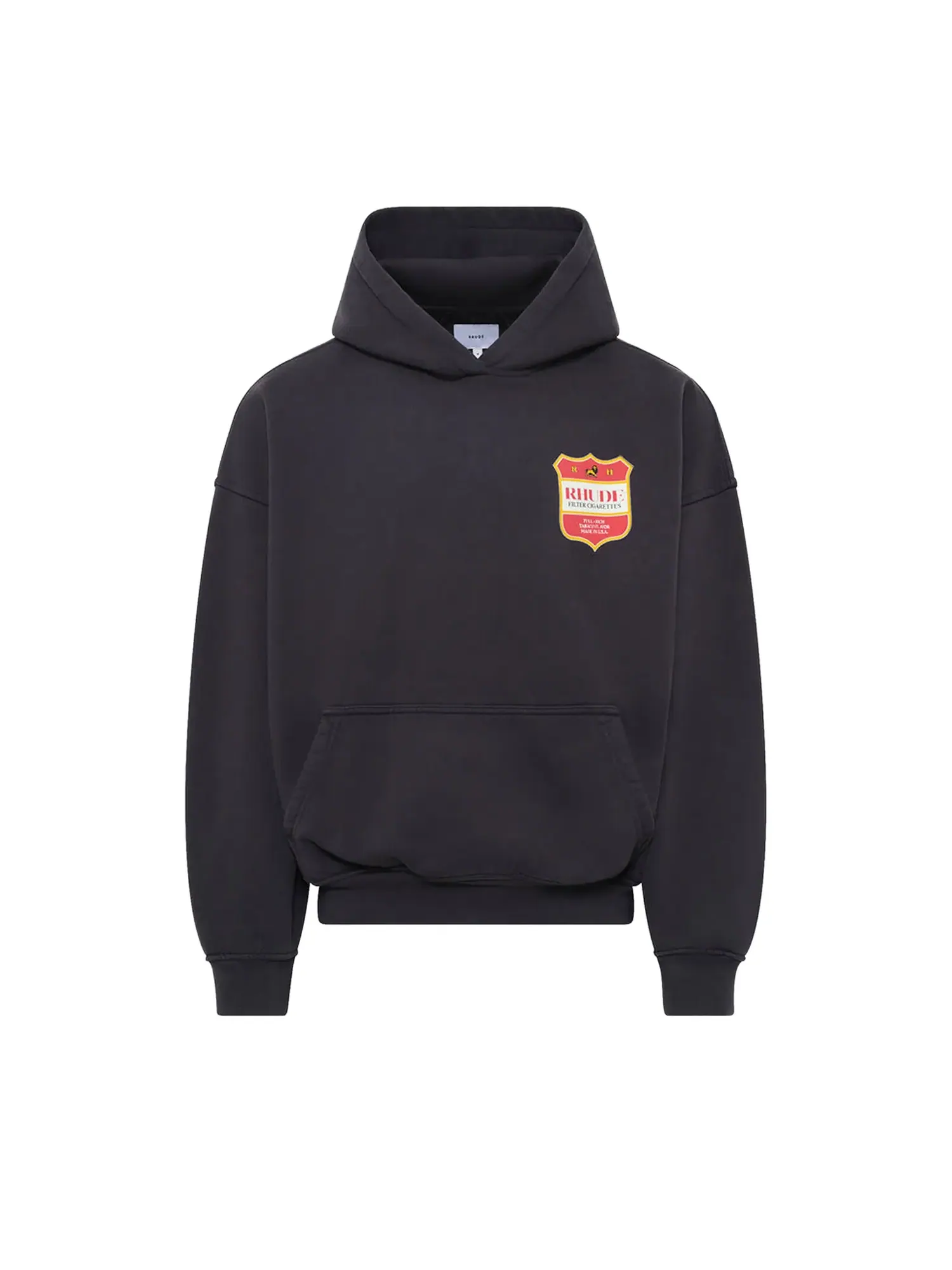 Худи Rhude Filtaro Crest — изображение 1 из 1, черный/красный/желтый
