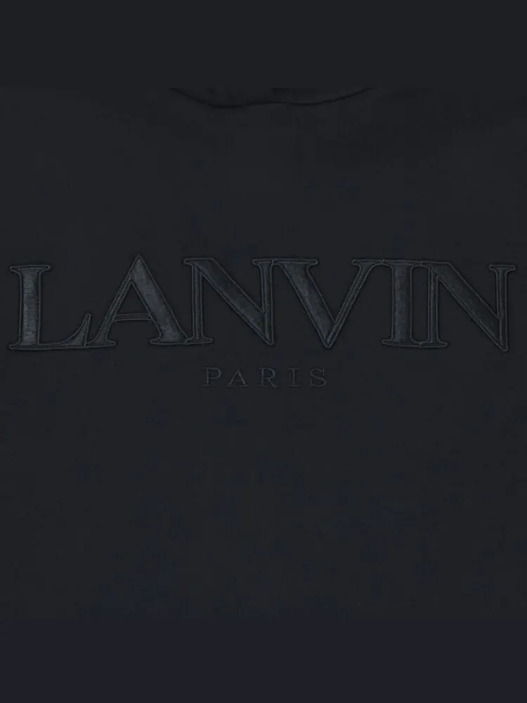 Худи Lanvin Curb Long Fleece Eusebio Hoodie 'Black' — изображение 3 из 3, черный