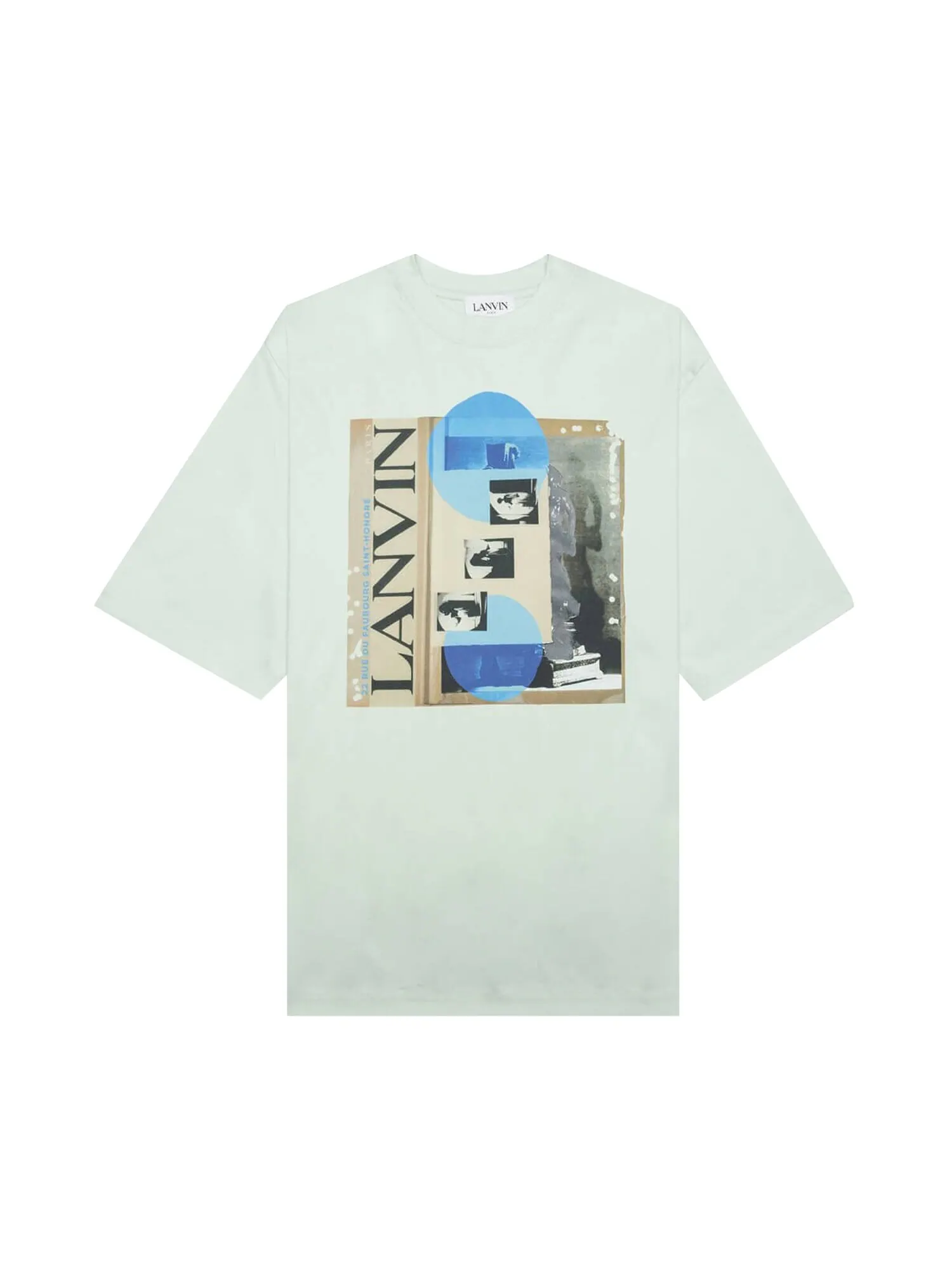 Футболка Lanvin с сезонным принтом Sage — изображение 1 из 2, шалфейный