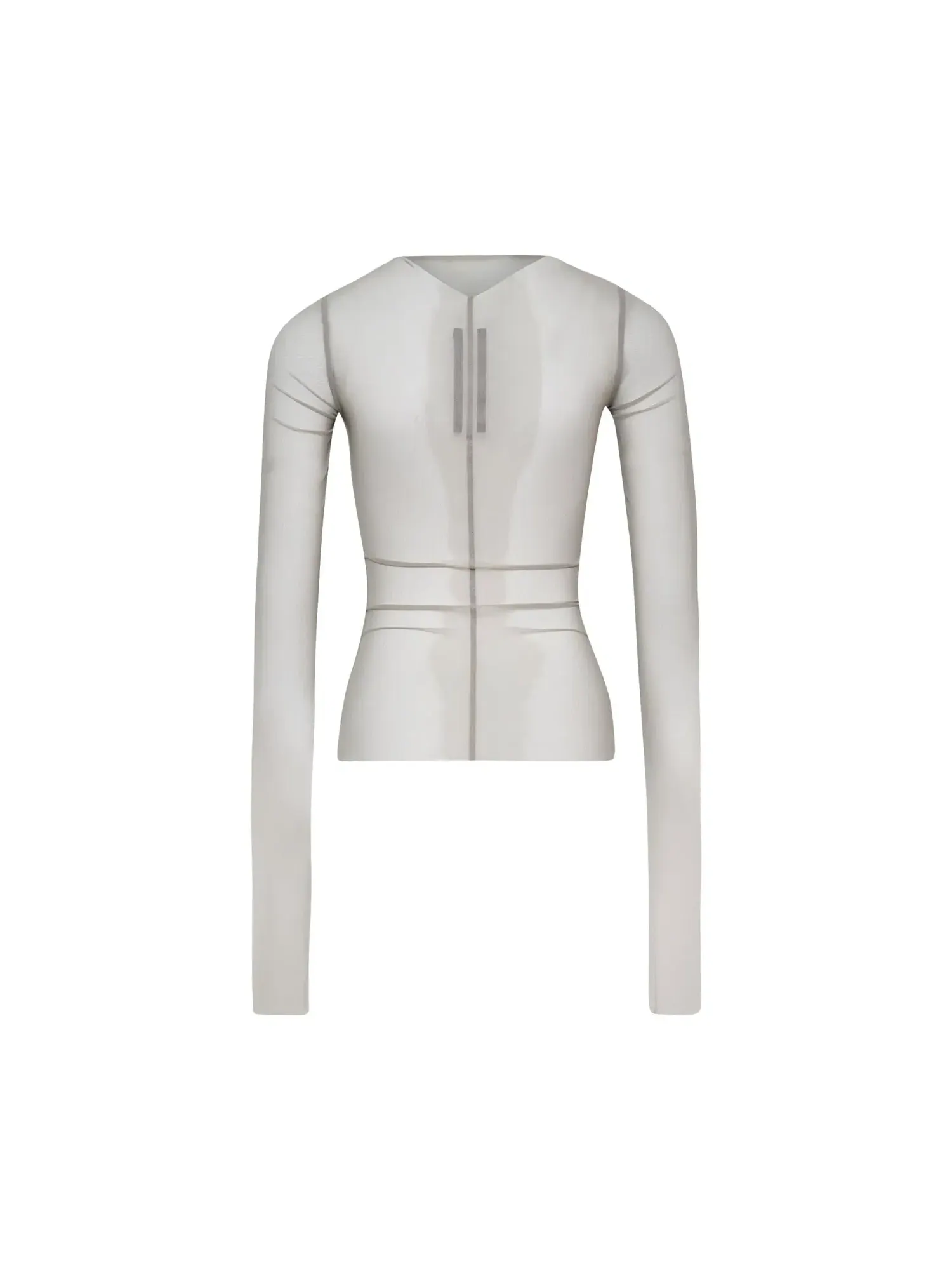 Топ Rick Owens Temple — изображение 2 из 2, серебристый