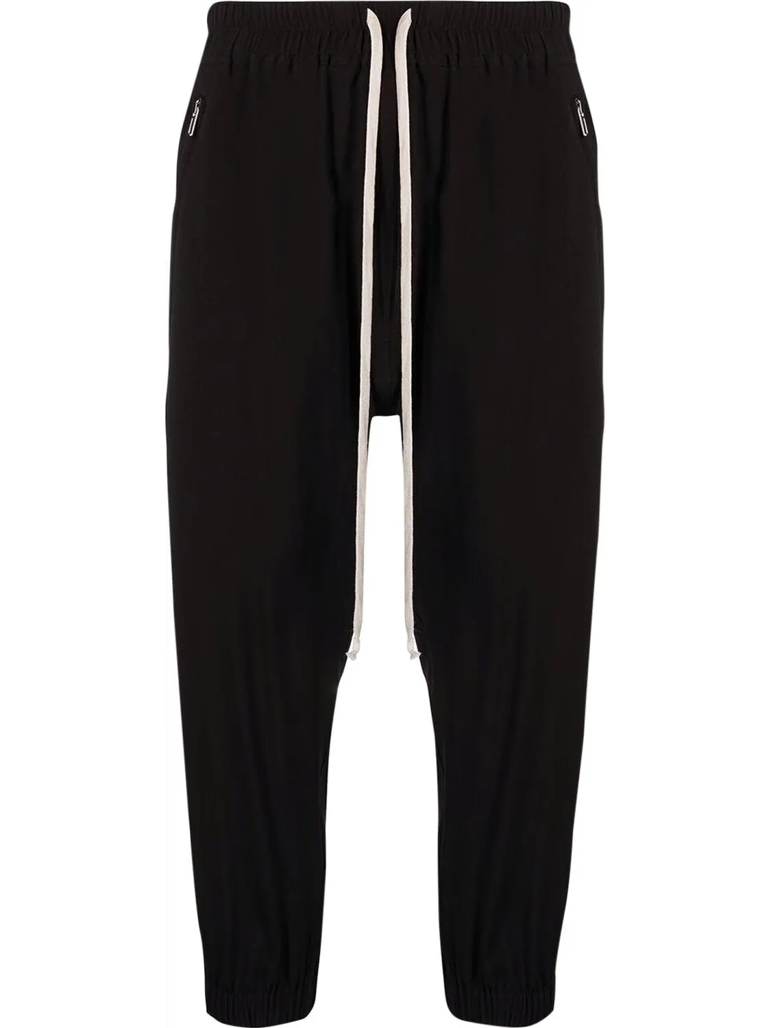 Брюки Rick Owens Cropped Track Pant 'Black'