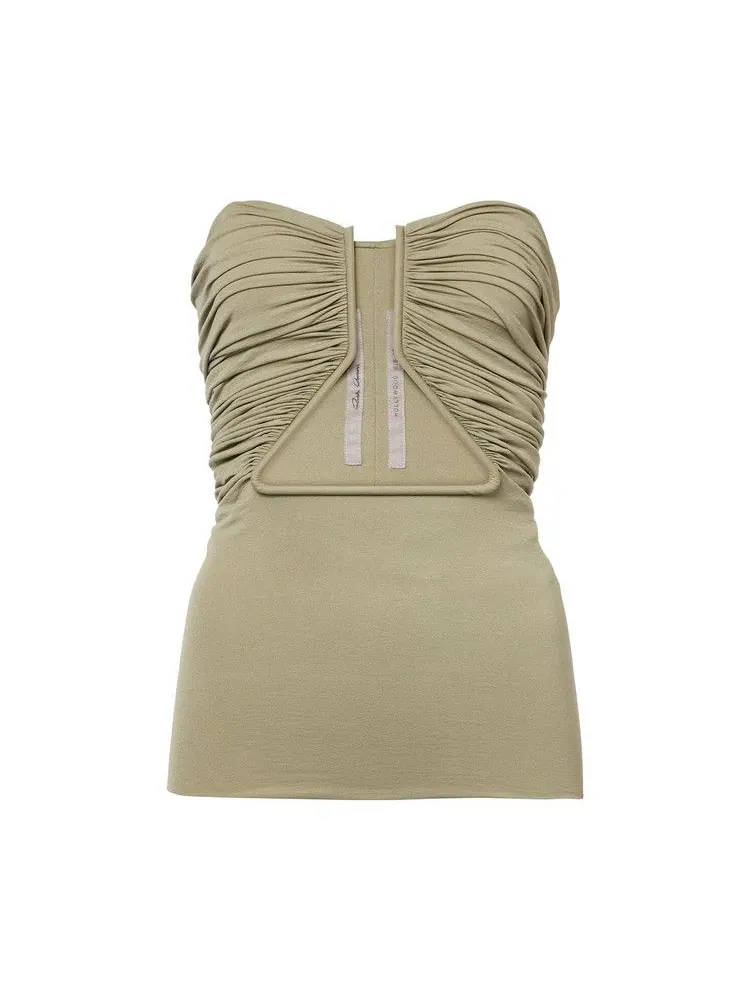 Топ Rick Owens Jersey Prong Bustier Top