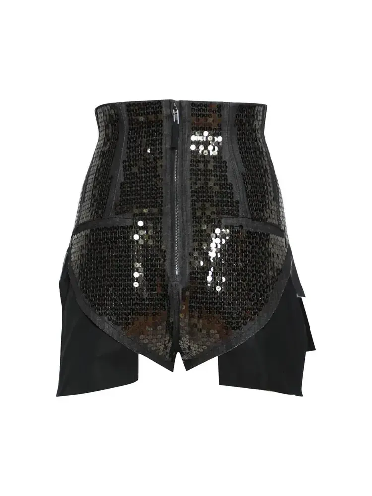 Шорты Rick Owens Dirt Cutoffs 'Black/Bronze' — изображение 2 из 2, черный