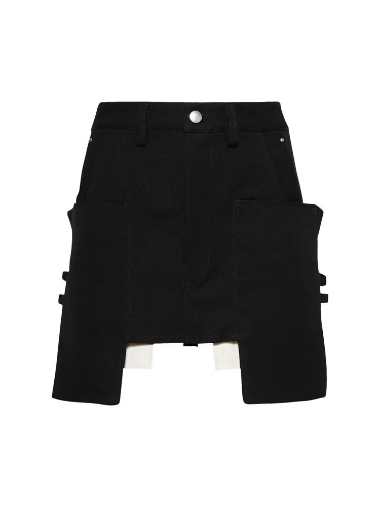 Юбка Rick Owens Stefan Mini Skirt Black