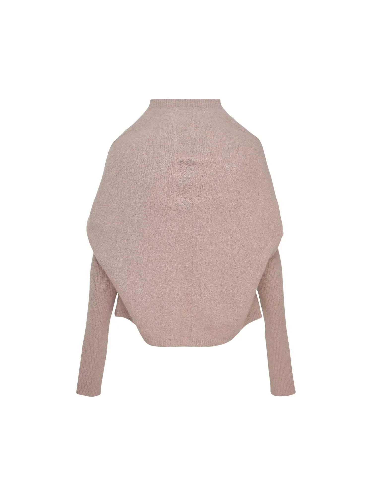 Лонгслив Rick Owens Long-Sleeve Crater — изображение 2 из 2, розовый