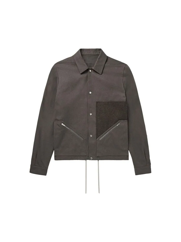 Куртка Rick Owens Tour Snap Front Jacket Ash/Brown/Black