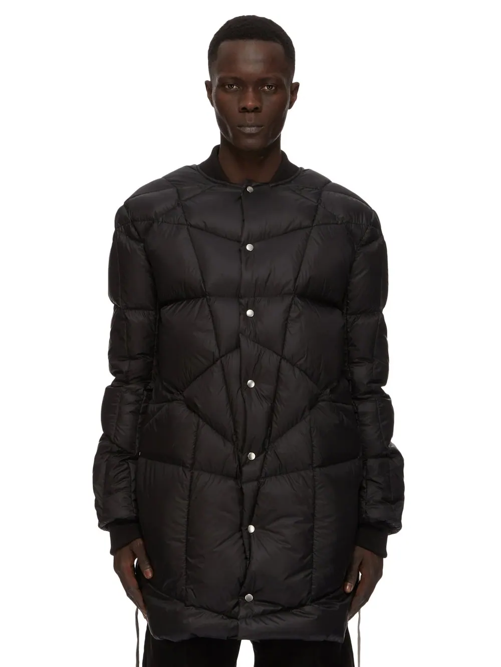 Куртка Rick Owens Cappotto Piumino Flight Liner — изображение 2 из 5, черный
