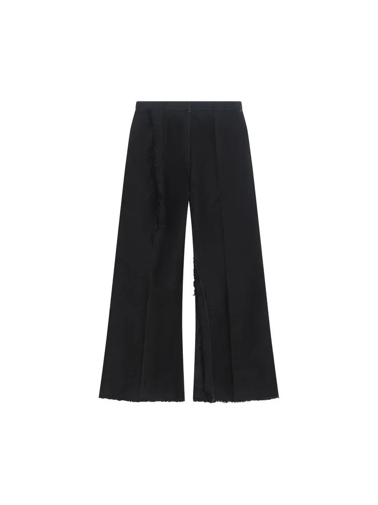 Брюки Rick Owens Denim Joris Trousers 'Black' — изображение 2 из 2, черный
