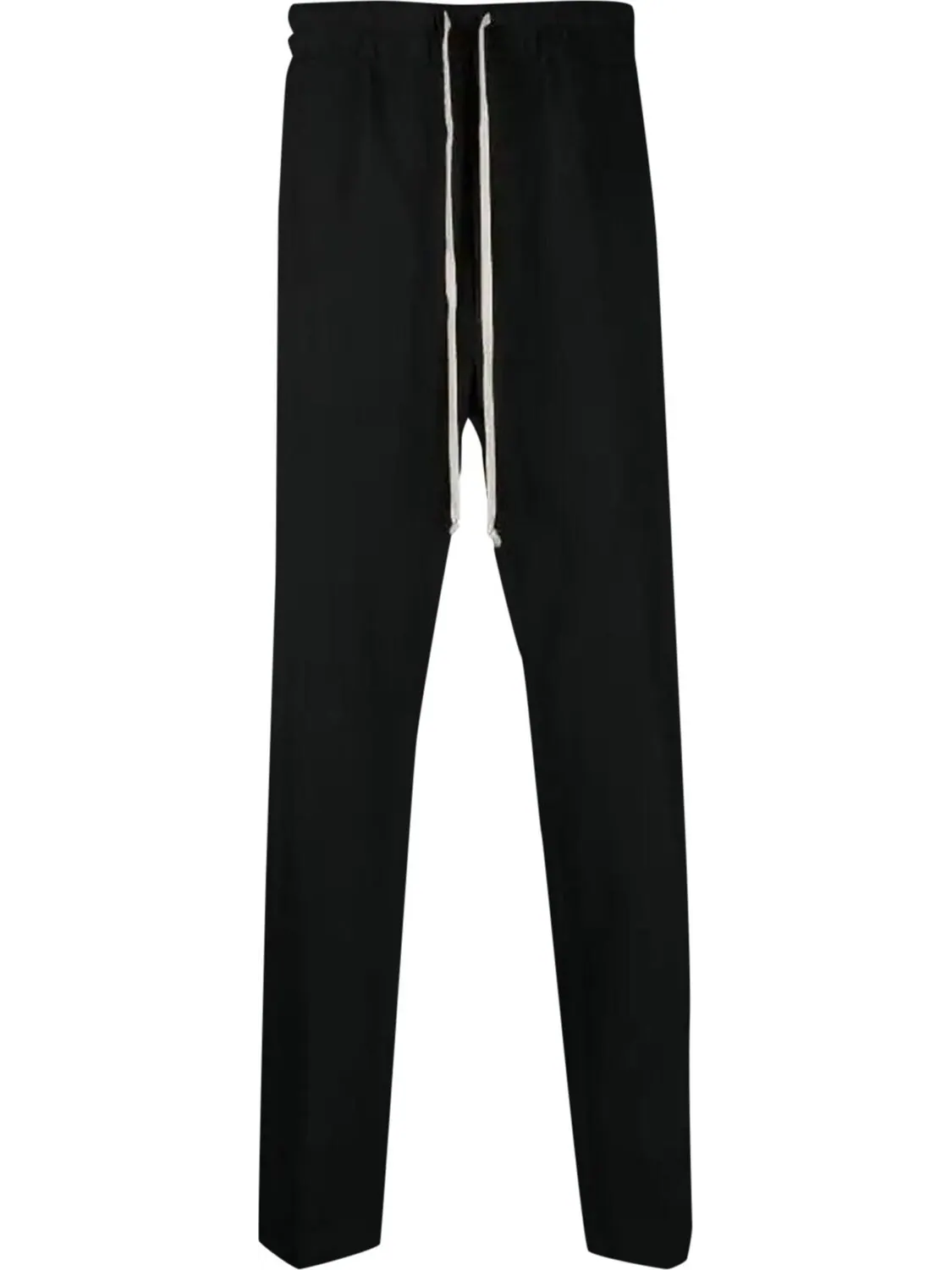 Брюки Rick Owens Paper Finish Wool Drawstring Slim Long 'Black'