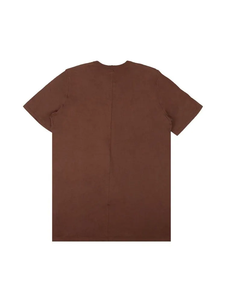 Футболка Rick Owens Level Short-Sleeve T-Shirt — изображение 2 из 2, коричневый