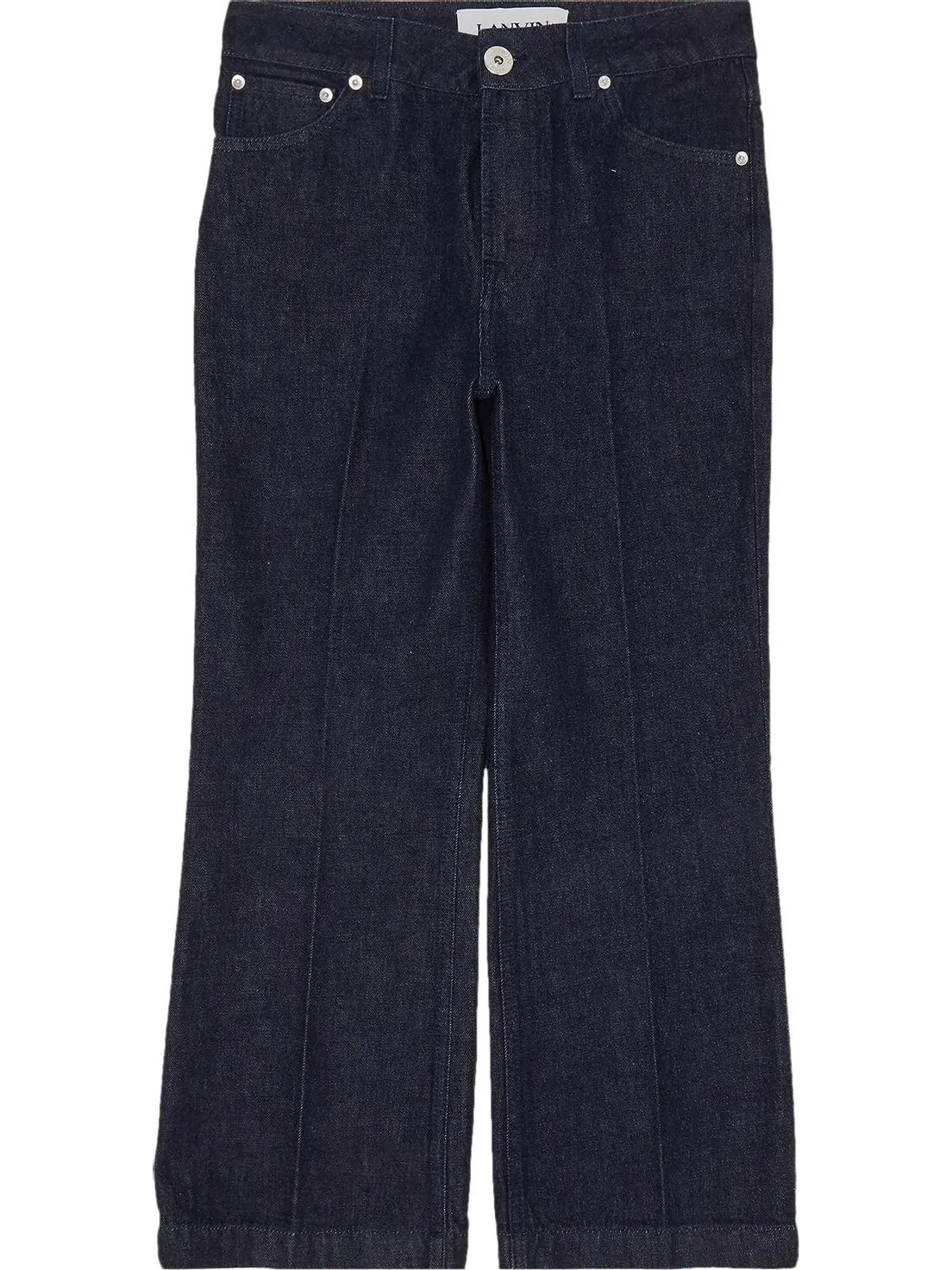 Брюки Lanvin Flared Leg Pant Navy Blue — изображение 1 из 3, синий