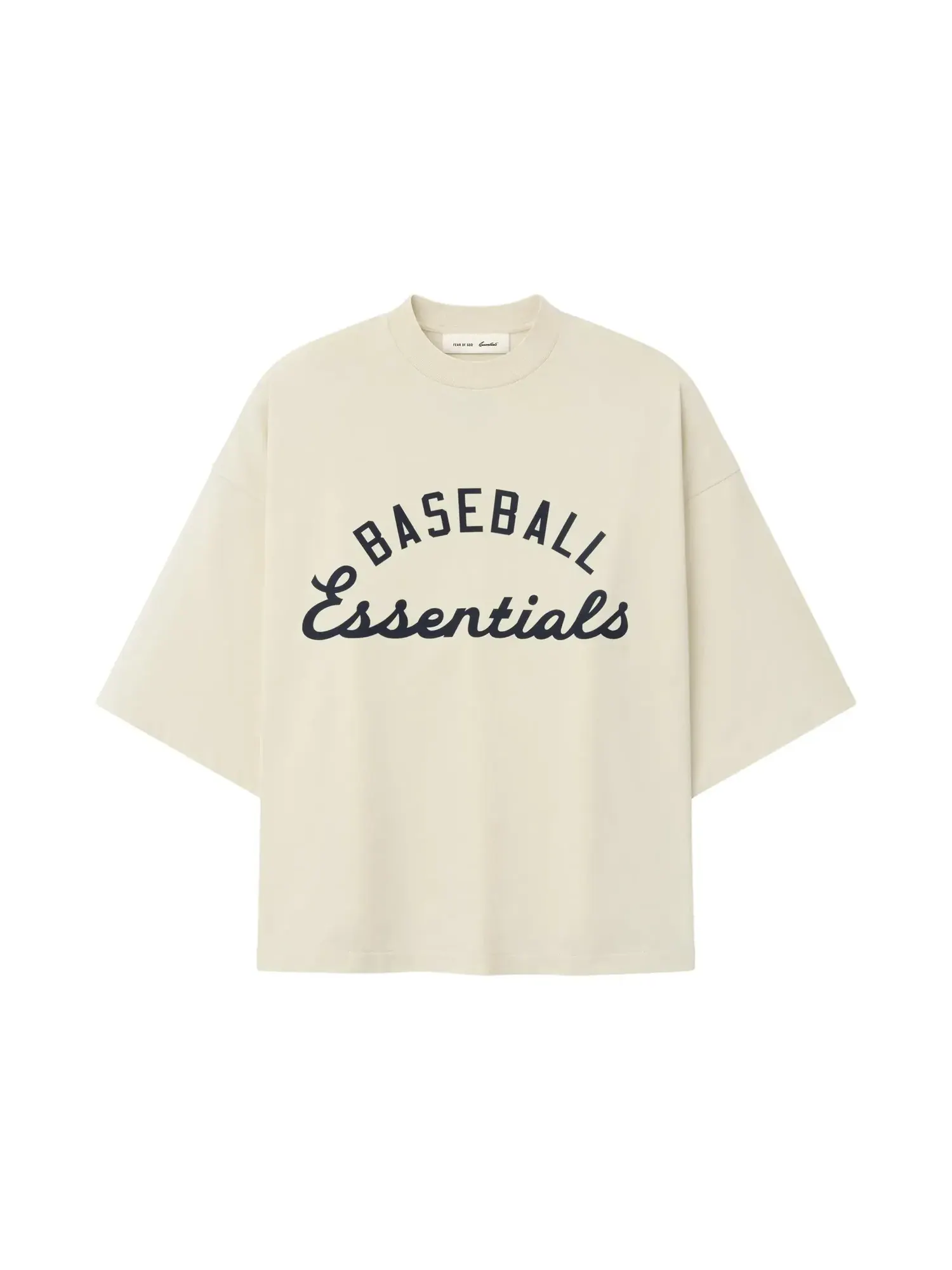 Футболка Fear of God Essentials MLB Merch Tee — изображение 1 из 2, овсяный