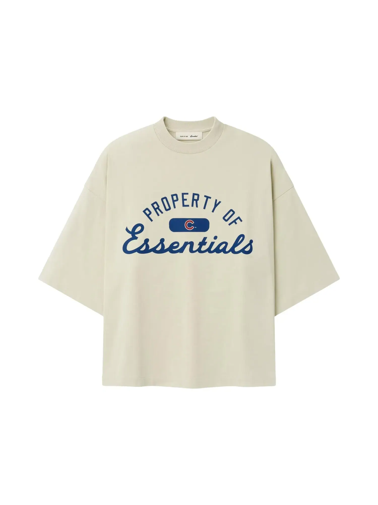 Футболка Fear of God Essentials Cubs Merch Tee — изображение 1 из 2, песчаник