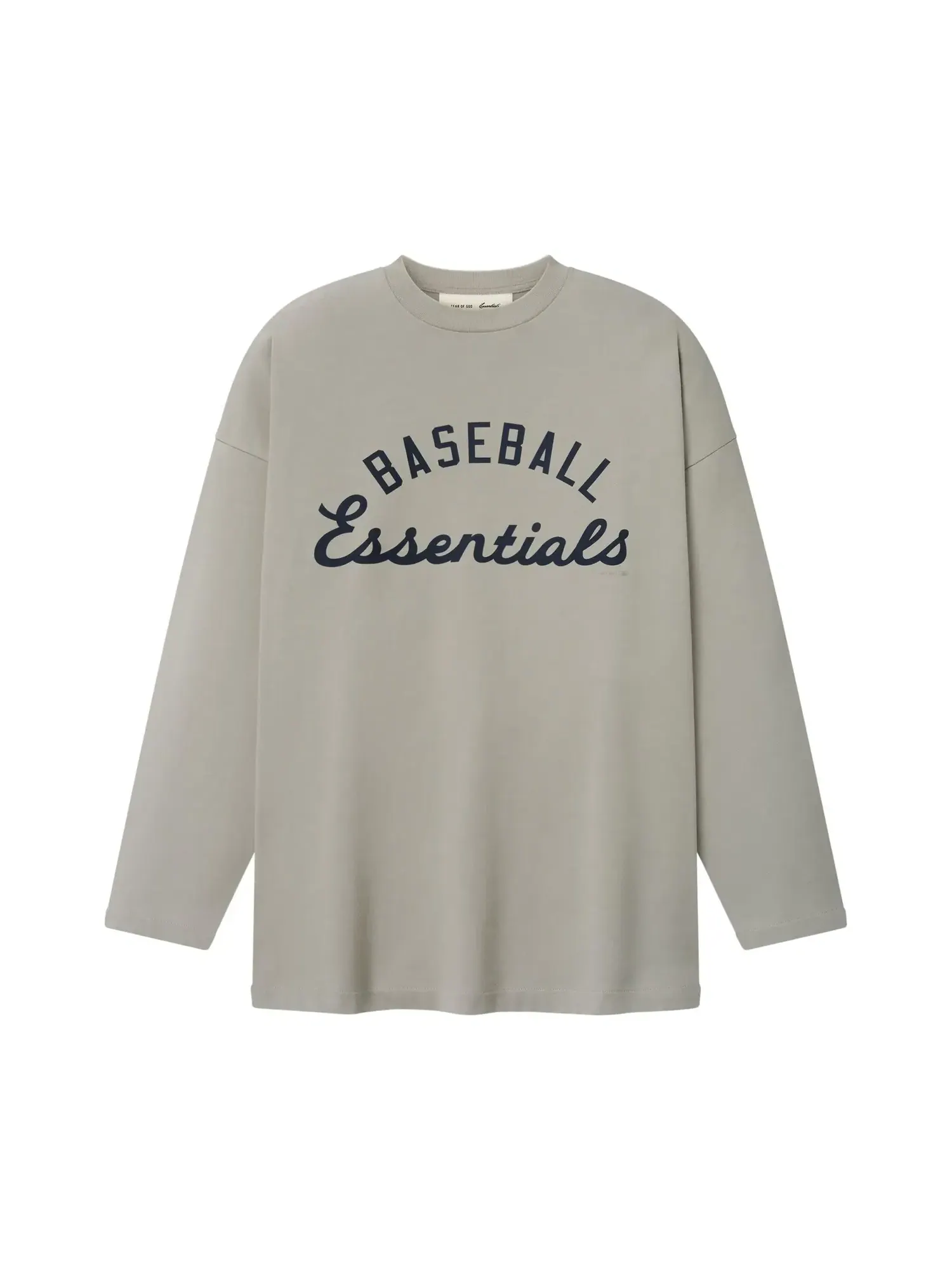 Футболка с длинными рукавами Fear of God Essentials MLB Boxy — изображение 1 из 2, серый