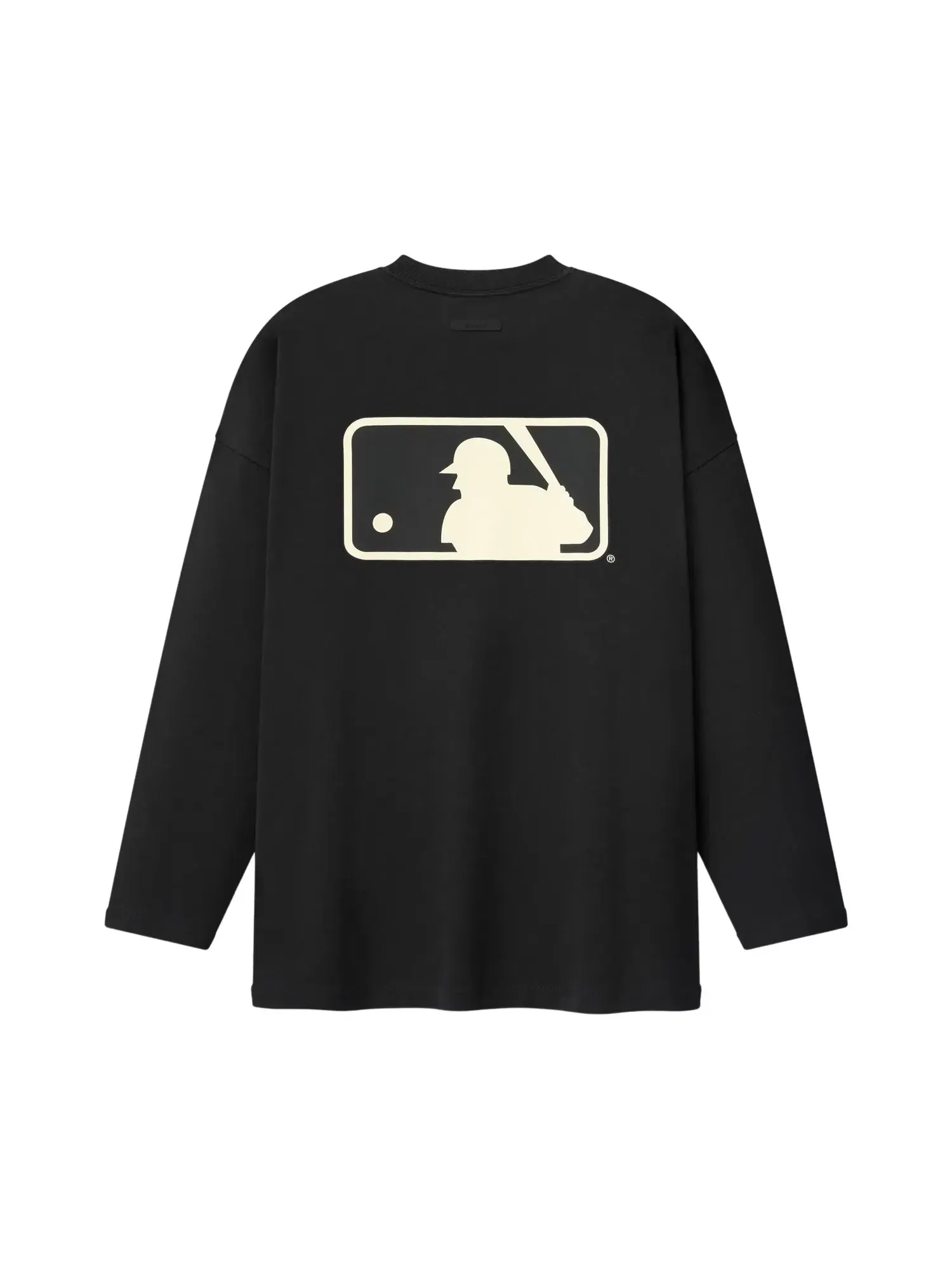 Футболка с длинными рукавами Fear of God Essentials MLB свободного кроя — изображение 2 из 2, черный