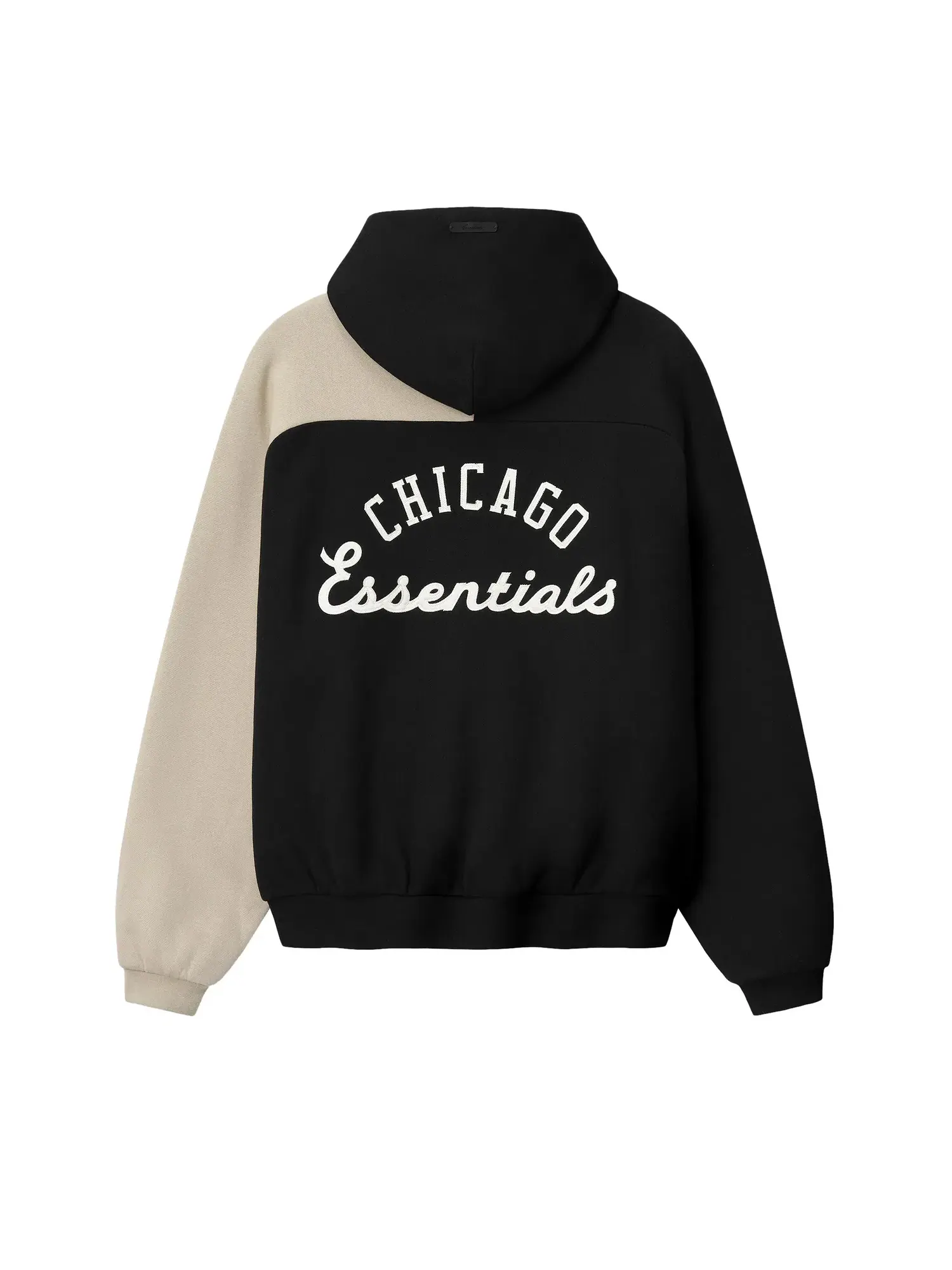 Спортивная толстовка Fear of God Essentials White Sox с рукавами реглан и половинной молнией — изображение 2 из 2, черный