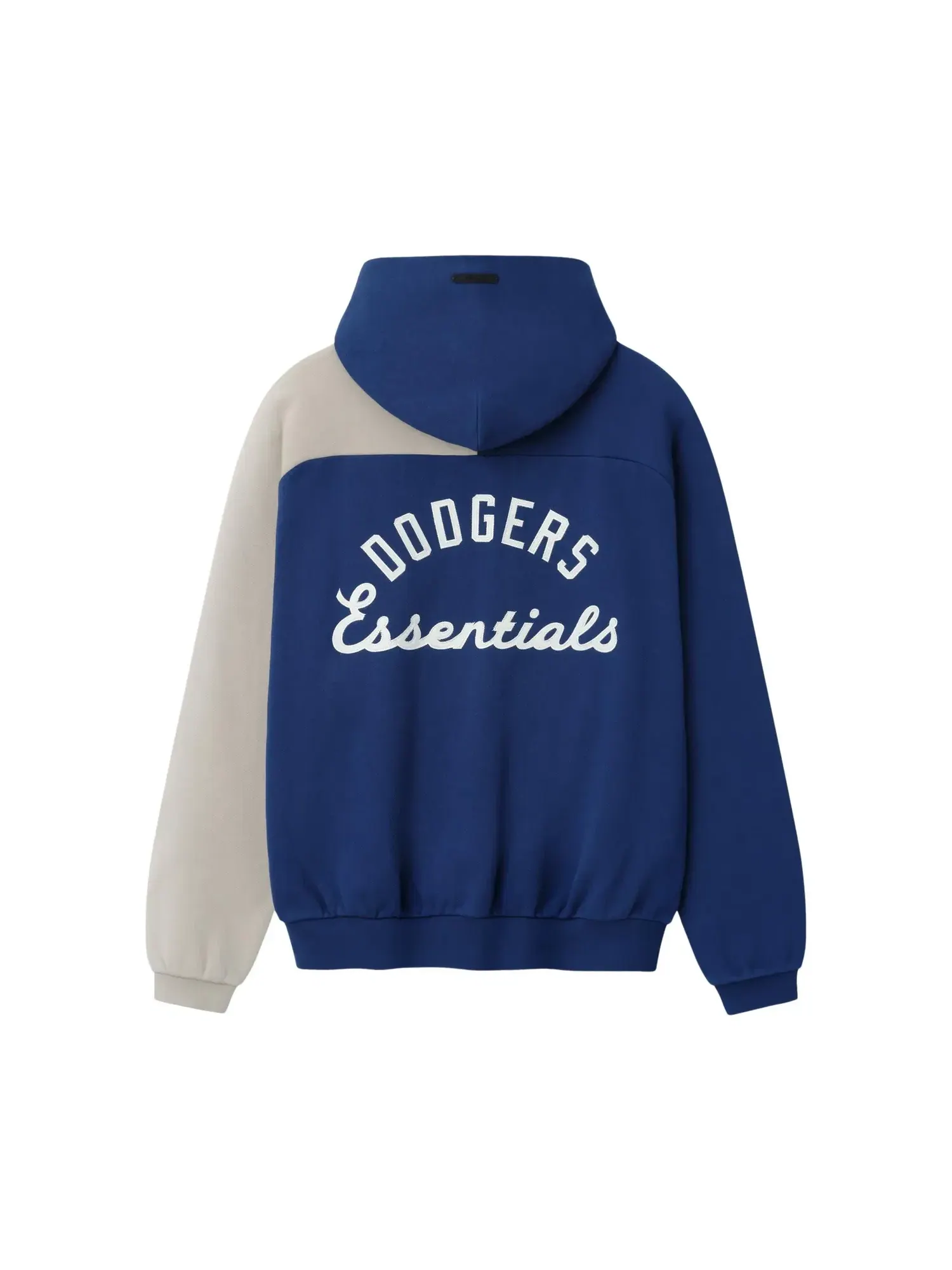 Спортивная толстовка Fear of God Essentials Dodgers с рукавами реглан и застежкой-молнией до середины груди, синий