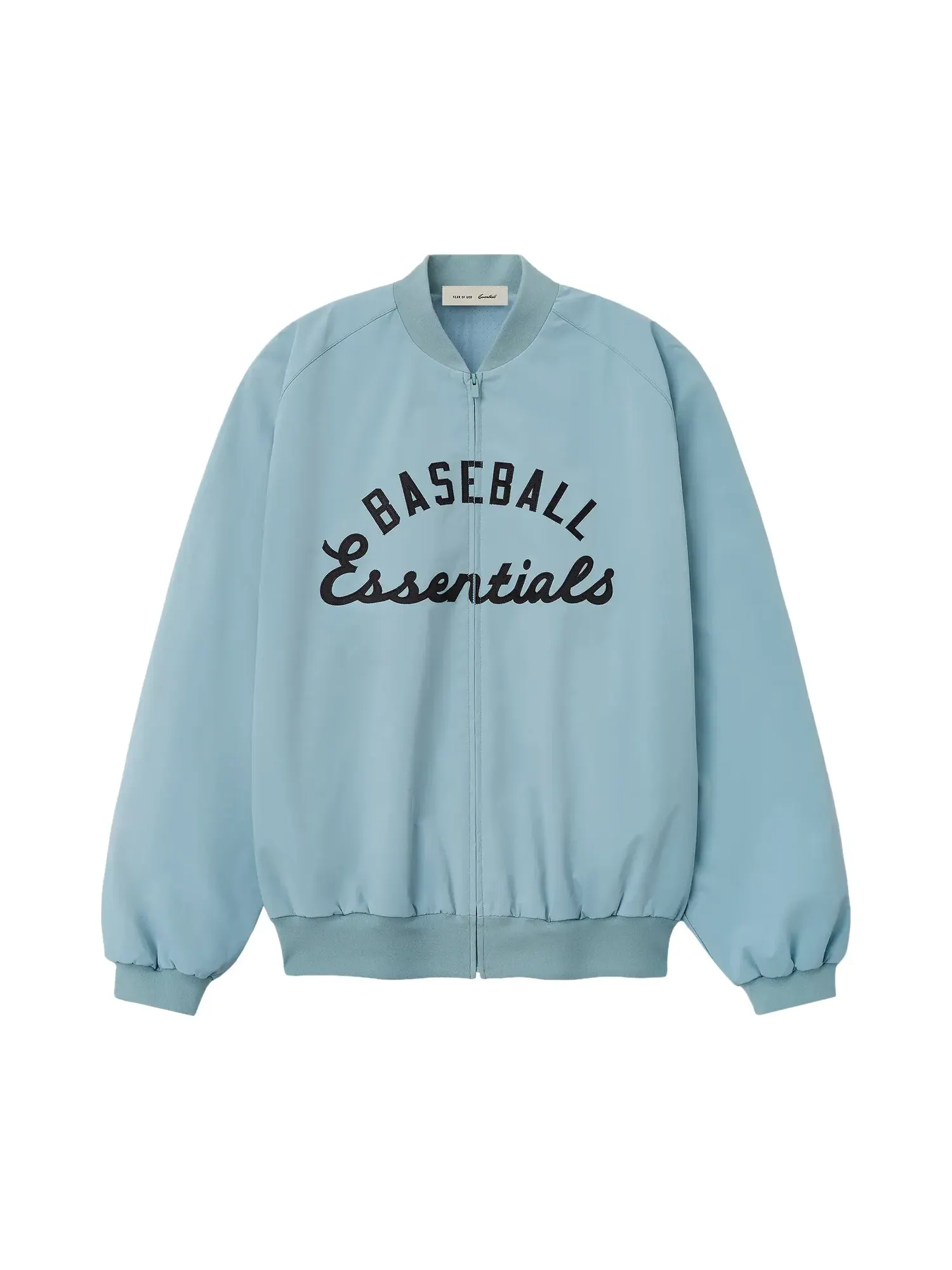 Куртка-бомбер Fear of God Essentials MLB на молнии — изображение 1 из 2, синий
