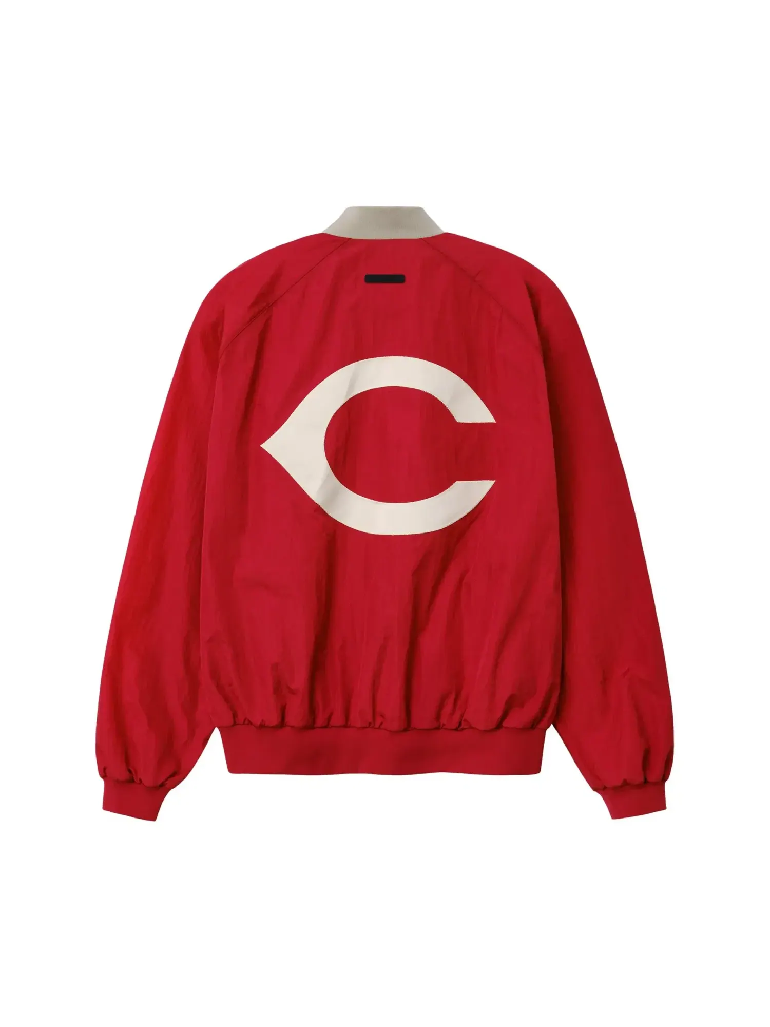 Пуловер Fear of God Essentials Reds с половинной молнией — изображение 2 из 2, красный