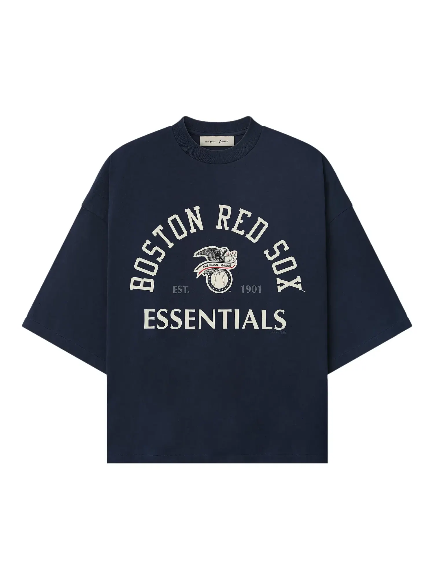 Футболка Fear of God Essentials Red Sox American League Merch Tee — изображение 1 из 2, сапфировый
