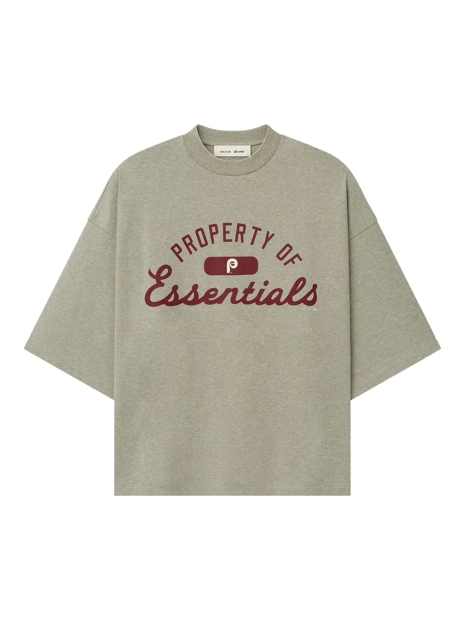 Футболка Fear of God Essentials Phillies Merch Tee — изображение 1 из 2, серый